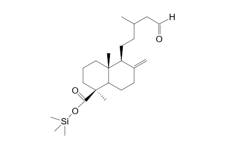 (1S,4aR,5S)-trimethylsilyl 1,4a-dimethyl-5-(3-methyl-5-oxopentyl)-6-methylenedecahydronaphthalene-1-carboxylate