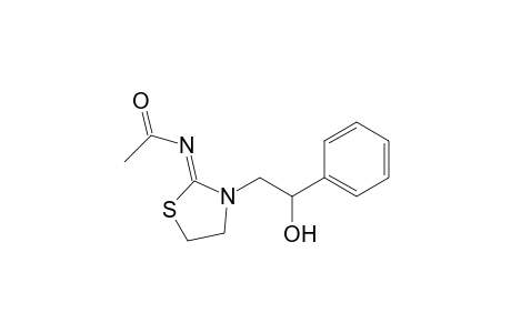 N-[(2Z)-3-(2-hydroxy-2-phenylethyl)-1,3-thiazolidin-2-ylidene]acetamide