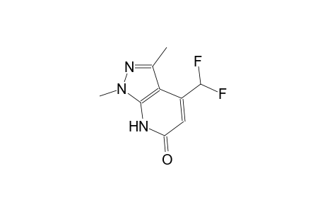 4-(difluoromethyl)-1,3-dimethyl-1,7-dihydro-6H-pyrazolo[3,4-b]pyridin-6-one