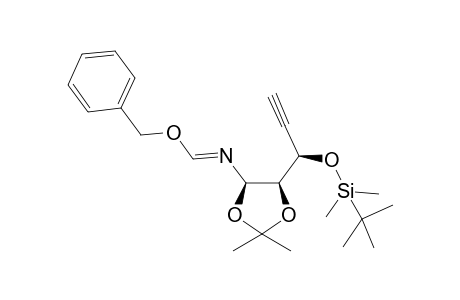 1-[(Benzyloxy)imino]-4-O-(tert-butyldimethylsilyl)-5,6-dideoxy-2,3-O-isopyopylidene-D-allo-hex-5-yne
