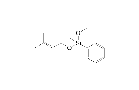 methylphenyl(methoxy)(3-methyl-2-butenoxy)silane