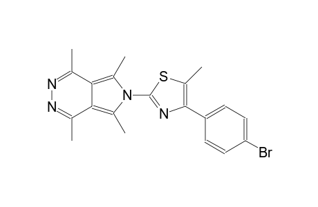 6-[4-(4-bromophenyl)-5-methyl-1,3-thiazol-2-yl]-1,4,5,7-tetramethyl-6H-pyrrolo[3,4-d]pyridazine