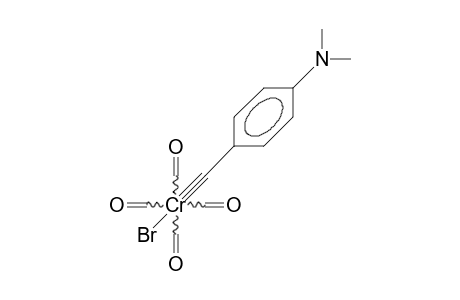 trans-Bromotetracarbonyl((4-dimethylamino)phenyl carbyne)chromium