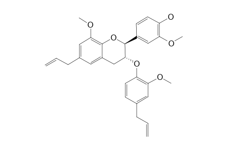 TULSINOL-B;6-ALLYL-3-(4-ALLYL-2-METHOXYPHENOXY)-3',8-DIMETHOXYFLAVAN-4'-OL