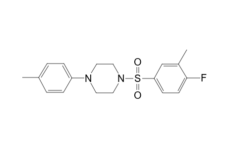1-[(4-fluoro-3-methylphenyl)sulfonyl]-4-(4-methylphenyl)piperazine