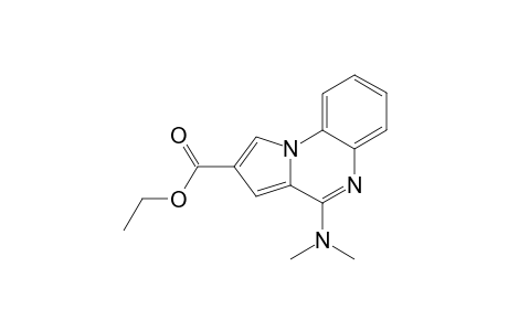 ETHYL-4-DIMETHYLAMINOPYRROLO-[1.2-A]-QUINOXALINE-2-CARBOXYLATE