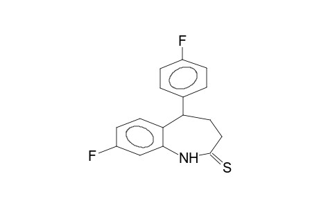 8-FLUORO-5-(4-FLUOROPHENYL)-1,3,4,5-TETRAHYDRO-1-BENZAZEPIN-2-THIONE