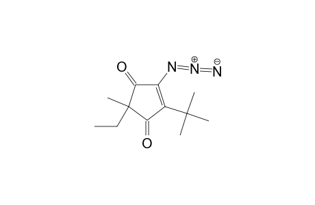 4-Cyclopentene-1,3-dione, 4-azido-5-(1,1-dimethylethyl)-2-ethyl-2-methyl-