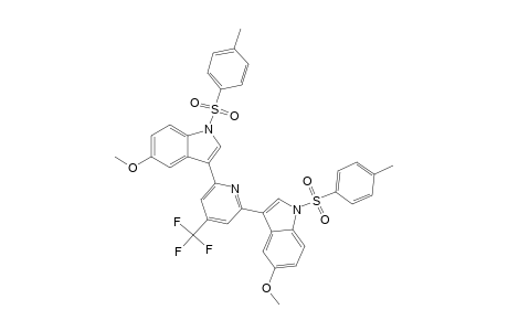 4-TRIFLUOROMETHYL-2,6-BIS-[3'-(N-TOLUENESULFONYL-5'-METHOXY-INDOLYL)]-PYRIDINE