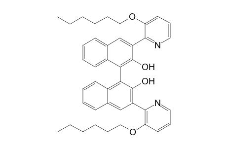 3,3'-Di-(3-hexyloxy-2-pyridyl)-2,2'-dihydroxy-1,1'-binaphthyl
