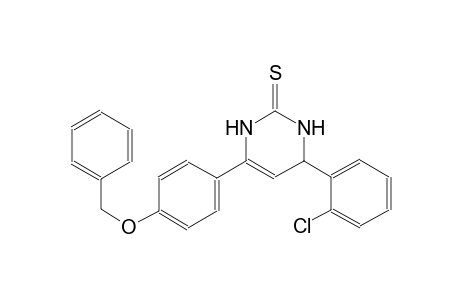 4-(2-Chlorophenyl)-6-(4-phenylmethoxyphenyl)-3,4-dihydro-1H-pyrimidine-2-thione