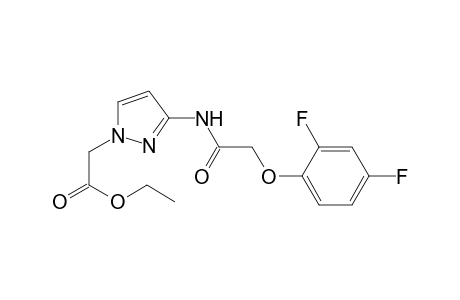 1H-Pyrazole-1-acetic acid, 3-[[2-(2,4-difluorophenoxy)acetyl]amino]-, ethyl ester