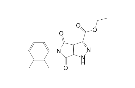 pyrrolo[3,4-c]pyrazole-3-carboxylic acid, 5-(2,3-dimethylphenyl)-1,3a,4,5,6,6a-hexahydro-4,6-dioxo-, ethyl ester