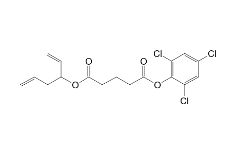 Glutaric acid, hexa-1,5-dien-3-yl 2,4,6-trichlorophenyl ester