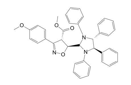 Methyl trans-3-(p-Methoxyphenyl)-5-(trans-1,3,4,5-tetraphenylperhydro-2-imidazolyl)-2-isoxazoline-4-carboxylate
