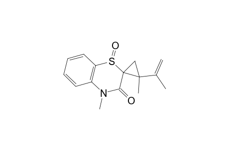 2'-Isopropenyl-2',4-dimethyl-1-oxido-3-oxo-3,4-dihydro-2H-1,4-benzothiazine-2-spiro-1'-cyclopropane