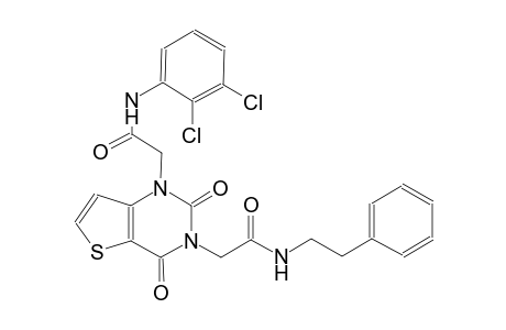 1-[3-(2,3-dichlorophenyl)-2-oxopropyl]-3-(2-oxo-5-phenylpentyl)-1H,2H,3H,4H-thieno[3,2-d]pyrimidine-2,4-dione