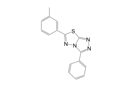 6-(3-methylphenyl)-3-phenyl[1,2,4]triazolo[3,4-b][1,3,4]thiadiazole