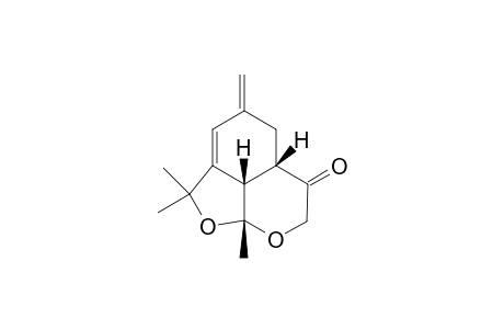 1,3,3-Trimethyl-6-methylene-2,11-dioxatricyclo[6.3.1.0(4,12)]dodec-4-en-9-one