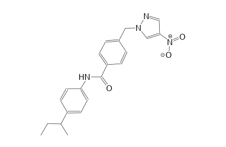 N-(4-sec-butylphenyl)-4-[(4-nitro-1H-pyrazol-1-yl)methyl]benzamide