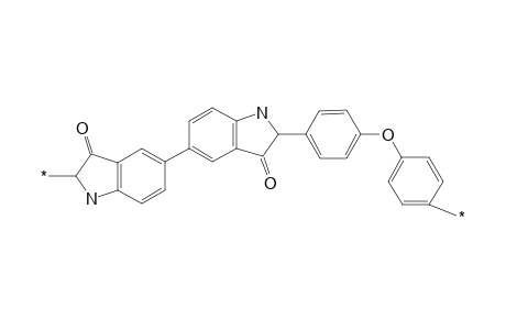 Poly(1,4-phenyleneoxy-1,4-phenylene-3,3'-dioxo-5,5'-biindol-2,2'-diyl)