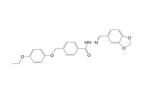 N'-[(E)-1,3-benzodioxol-5-ylmethylidene]-4-[(4-ethoxyphenoxy)methyl]benzohydrazide