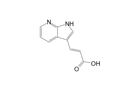 (E)-3-(1H-pyrrolo[2,3-b]pyridin-3-yl)-2-propenoic acid