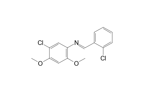 5-chloro-N-(o-chlorobenzylidene)-2,4-dimethoxyaniline
