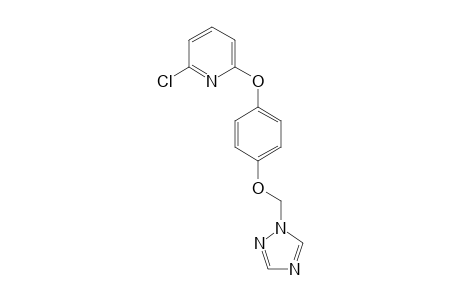 Pyridine, 2-chloro-6-[4-(1H-1,2,4-triazol-1-ylmethoxy)phenoxy]-