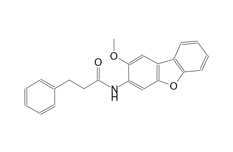 benzenepropanamide, N-(2-methoxydibenzo[b,d]furan-3-yl)-
