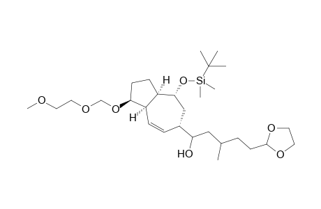 (1S,3aR,4R,6S,8aR)-4-[(tert-Butyldimethyl)siloxy]-1-[(2-methoxyethoxy)methoxy]-6-[1-hydroxy-5-(1,3-dioxolan-2-yl)-3-methylpentyl]-1,2,3,3a,4,5,6,8a-octahydroazulene