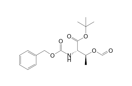 (2S,3S)-2-(benzyloxycarbonylamino)-3-formyloxy-butyric acid tert-butyl ester