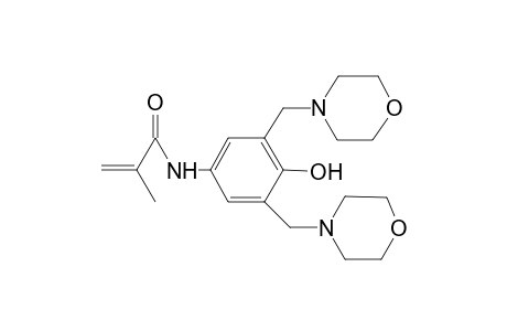 3',5'-Bis(morpholinomethyl)-4'-hydroxymethacryloanilide