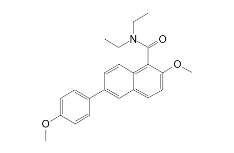 2-Methoxy-6-(4-methoxyphenyl)-N,N-diethyl-1-naphthamide