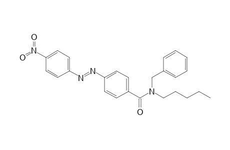 Benzamide, 4-[(4-nitrophenyl)azo]-N-pentyl-N-(phenylmethyl)-