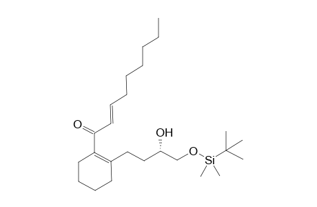 1-{2-[(3S)-Hydroxy-4-tert-butyldimethylsilyloxybutyl]cyclohex-1-enyl}non-2-en-1-one