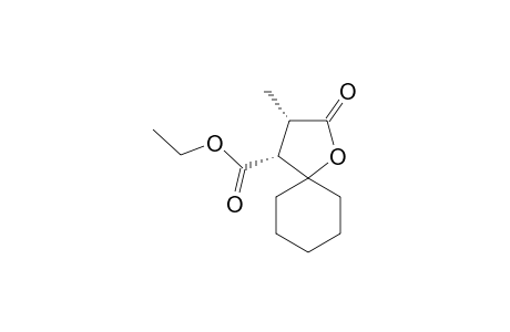 cis-Cyclohexanespiro-4'-[3'-(ethoxycarbonyl)-2'-methyl-4'-butanolide]