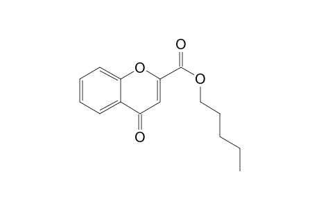 4-Chromone-2-carboxylic acid, N-pentyl ester