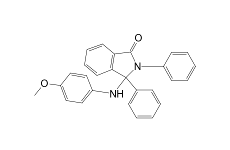 2-Phenyl-3-((p-methoxyphenyl)amino)-3-phenylisoindolinone