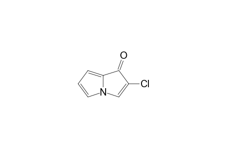 1H-Pyrrolizin-1-one, 2-chloro-
