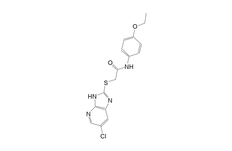 2-[(6-chloro-3H-imidazo[4,5-b]pyridin-2-yl)sulfanyl]-N-(4-ethoxyphenyl)acetamide