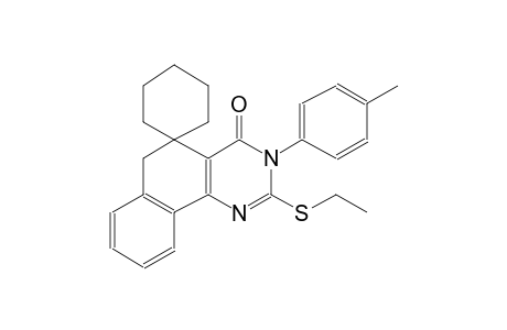 2-(ethylthio)-3-(p-tolyl)-3H-spiro[benzo[h]quinazoline-5,1'-cyclohexan]-4(6H)-one