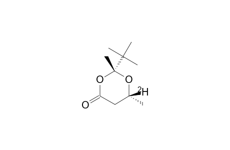 2-TERT.-BUTYL-6-DEUTERO-2,6-DIMETHYL-1,3-DIOXAN-4-ONE