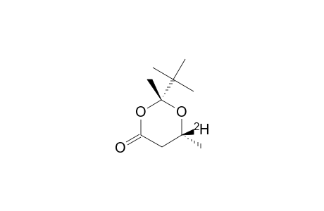 2-TERT.-BUTYL-6-DEUTERO-2,6-DIMETHYL-1,3-DIOXAN-4-ONE