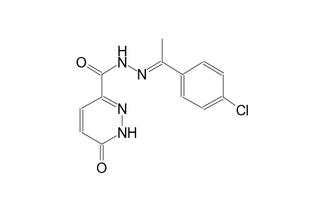 N'-[(E)-1-(4-chlorophenyl)ethylidene]-6-oxo-1,6-dihydro-3-pyridazinecarbohydrazide