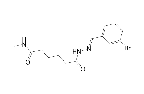 6-[(2E)-2-(3-bromobenzylidene)hydrazino]-N-methyl-6-oxohexanamide