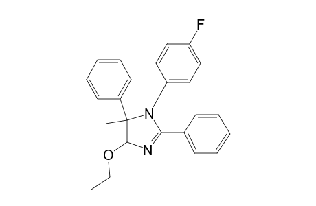 1H-Imidazole, 4-ethoxy-1-(4-fluorophenyl)-4,5-dihydro-5-methyl-2,5-diphenyl-