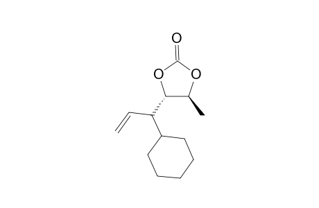 [4S]-4a(S*),5.beta.]-4-(1-Cyclohexyl-2-propenyl)-5-methyl-1,3-dioxalan-2-one