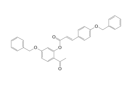 4'-(Benzyloxy)-2'-[(4"-benzyloxycinnamoyl)oxy[]-acetophenone