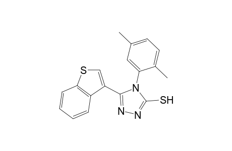 5-(1-benzothien-3-yl)-4-(2,5-dimethylphenyl)-4H-1,2,4-triazol-3-yl hydrosulfide